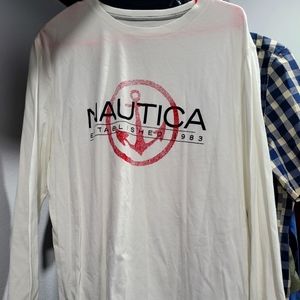 Men's Nautica long sleeve shirt, NWOT, size large